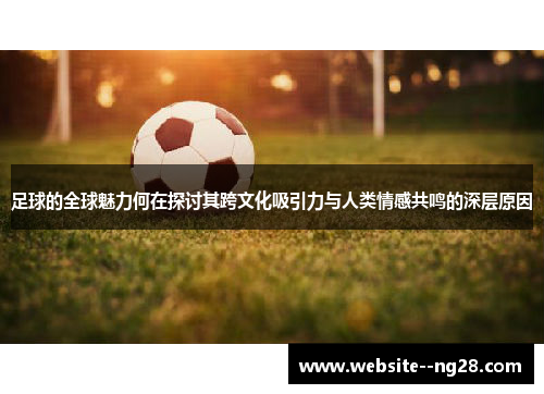 足球的全球魅力何在探讨其跨文化吸引力与人类情感共鸣的深层原因 足球的全球魅力何在探讨其跨文化吸引力与人类情感共鸣的深层原因